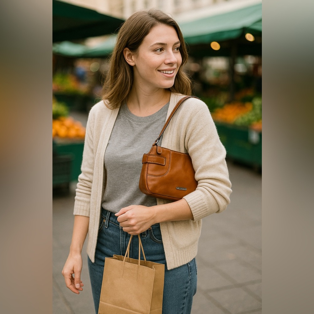 Nine West Mini Leather Shoulder Bag